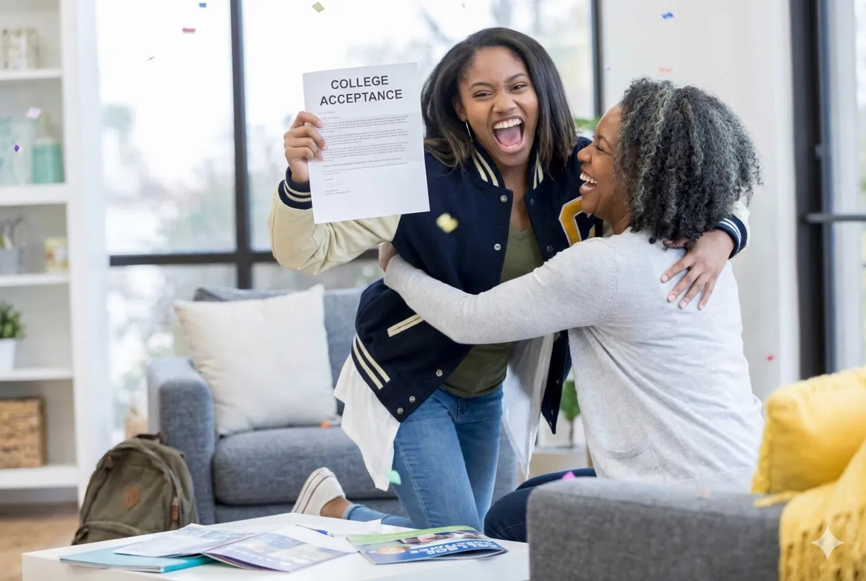 College acceptance letter